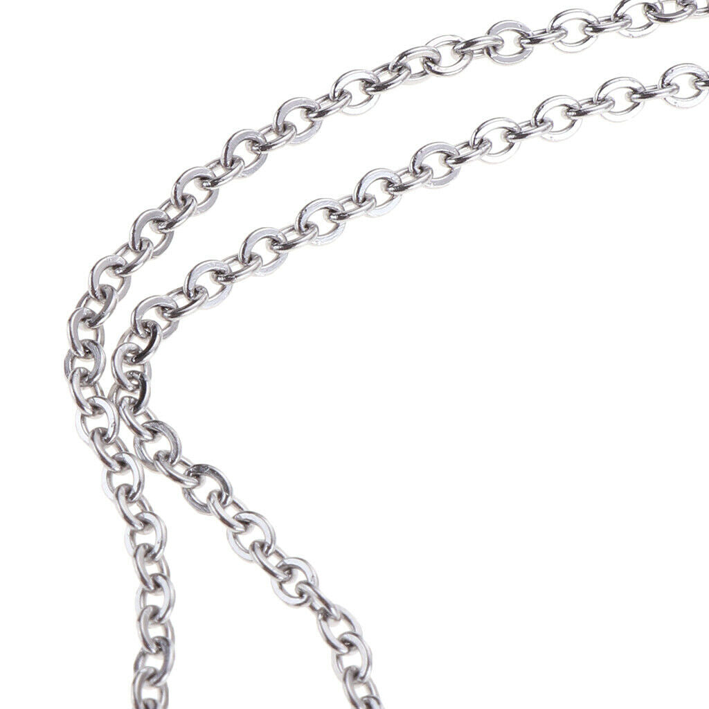 13yd Chain 2mm for Necklace Bracelet Stainless Steel Jewelry Repair Design