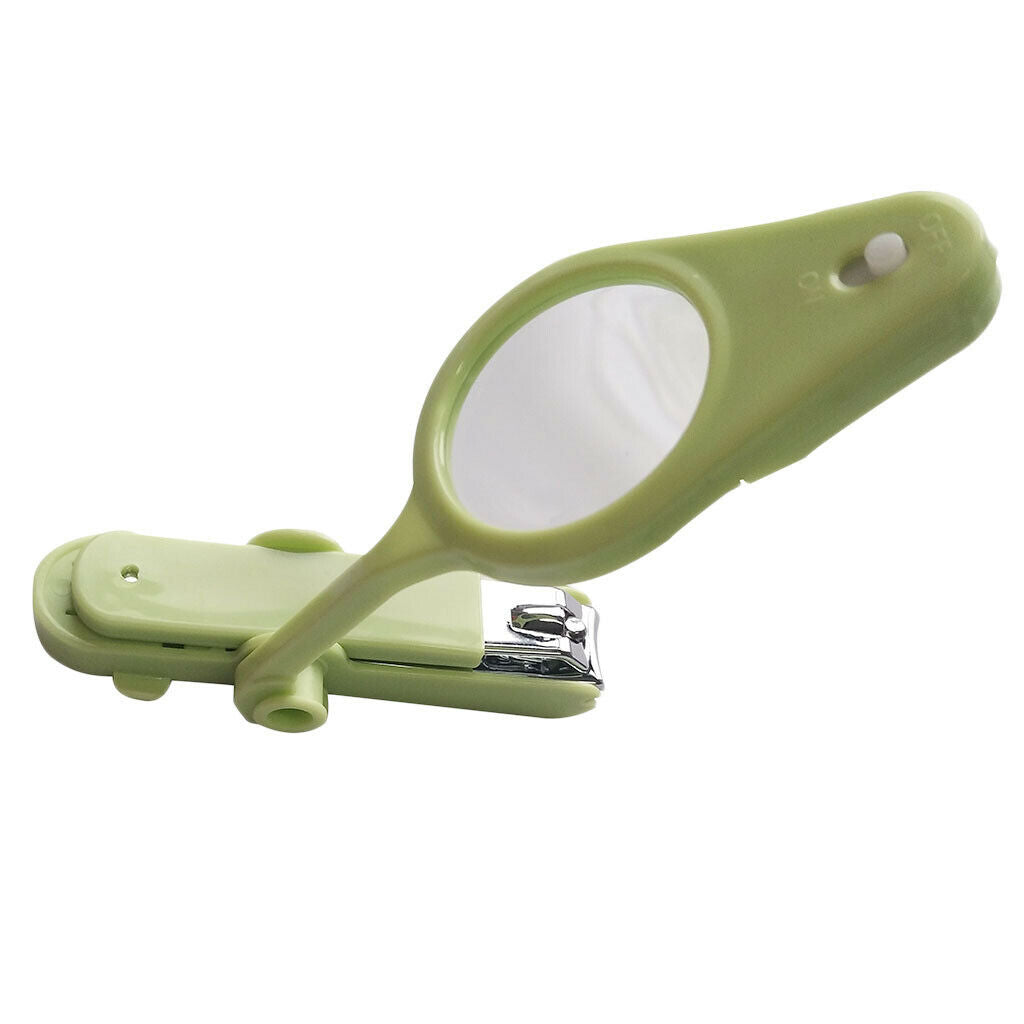 Portable Baby Nail  Manicure Pedicure Fingernail Cutter With LED Light