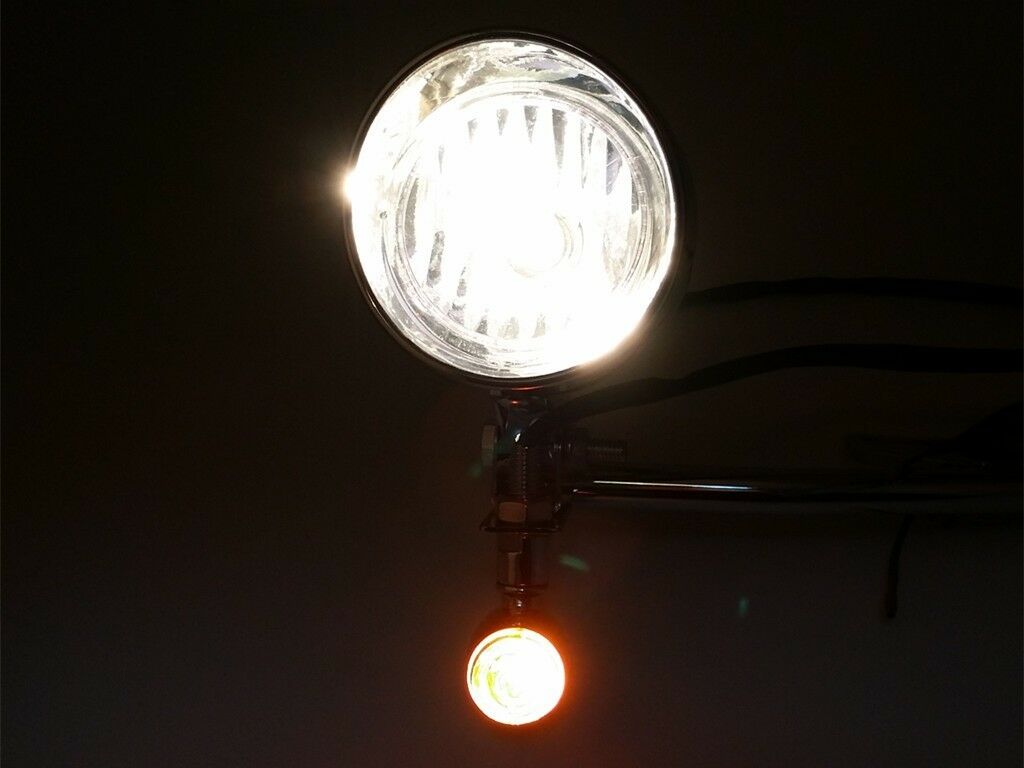 Motorbike Bullet  Bullet Turn Signal Spot light Cruiser Touring Chopper Custom