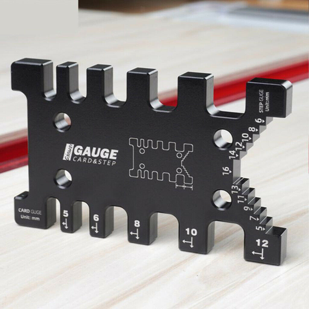 1pc Tenon Caliper Metric Measuring and Mortise Gauge Tool Machine Tool Ruler