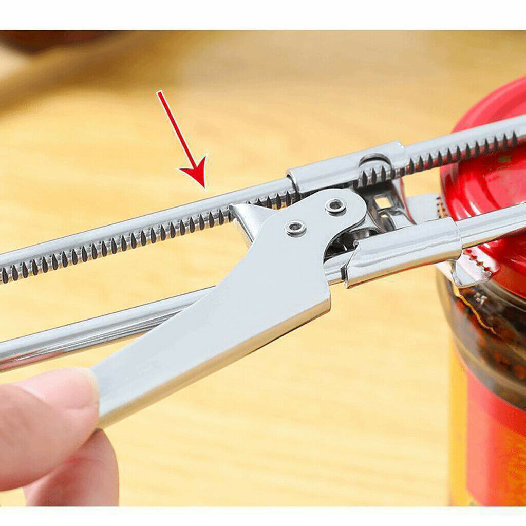 Manual Can Top Remover Bottle Opener Adjustable Stainless Steel Jar Opener
