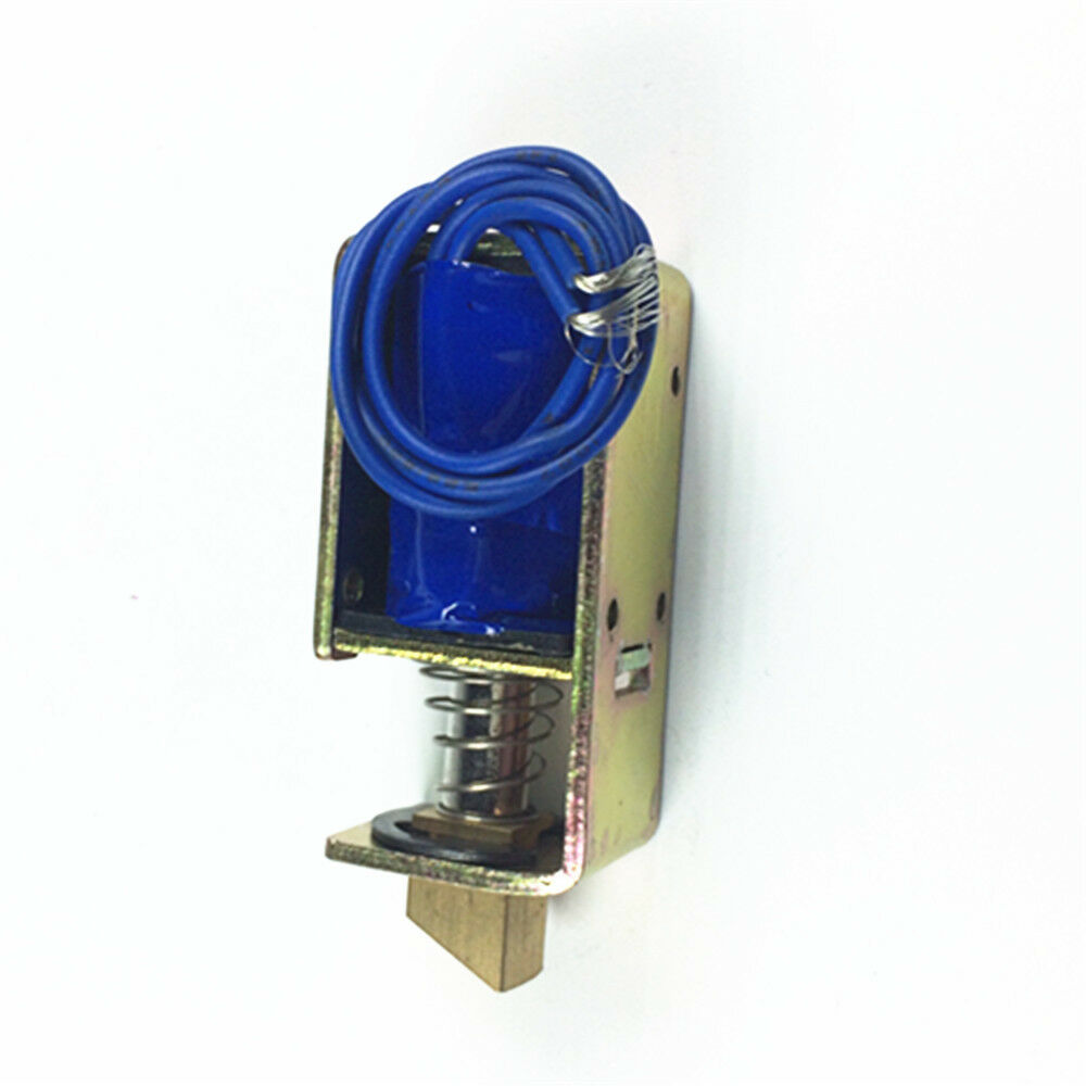 JF-S0837DL 12VDC 1A 10m 15N Open Frame Solenoid Electromagnet Door Lock