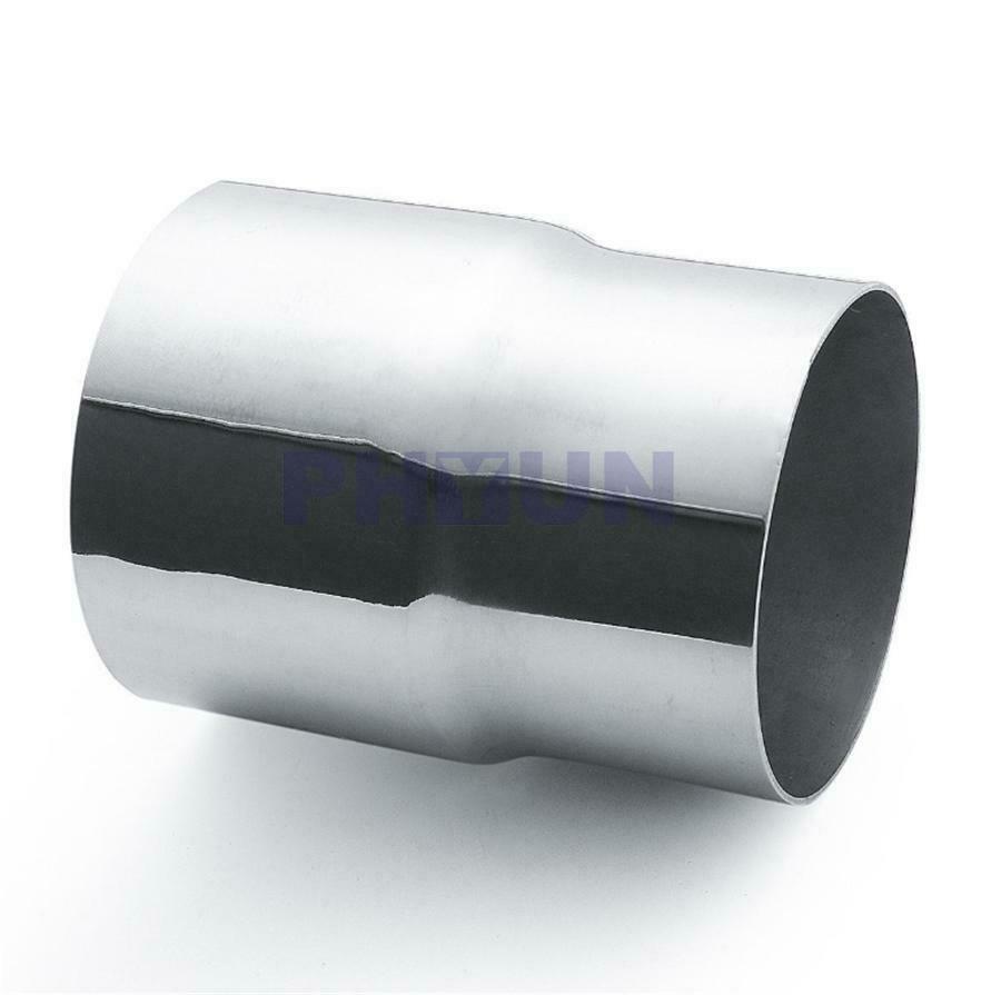 2.75" ID to 3" ID Exhaust Pipe Reducer Adapter Connector Chrome Stainless Steel