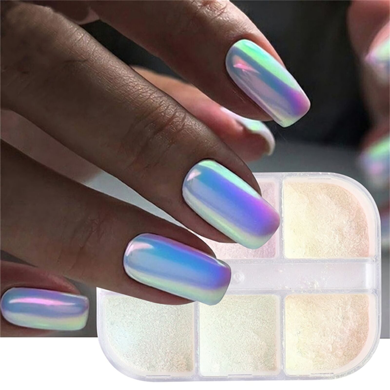 Nail Art Glitter Manicure Mirror Powder Symphony for Festival Nails Decoration