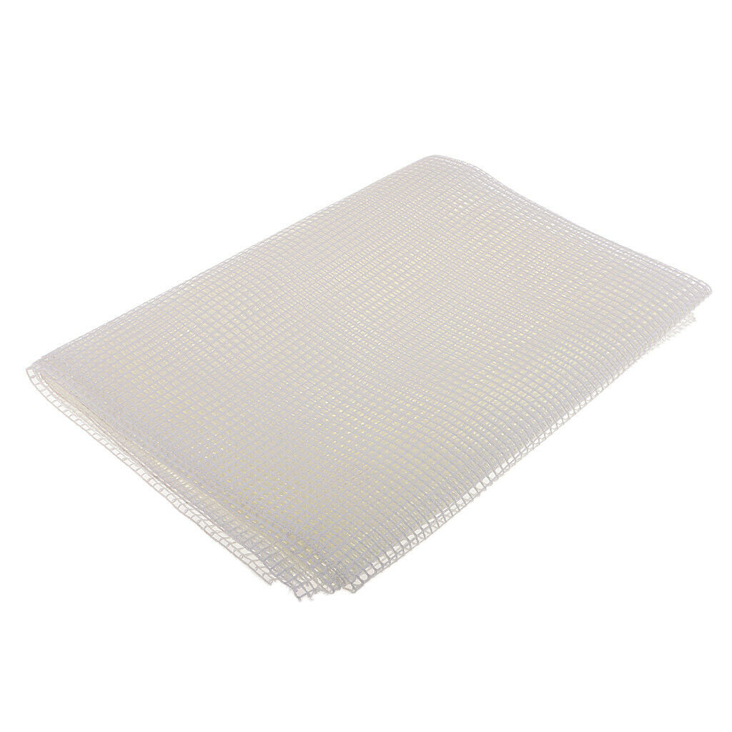 White Latch Hook Rug Canvas Fabric By the Meter Cushion Mat Material 60''