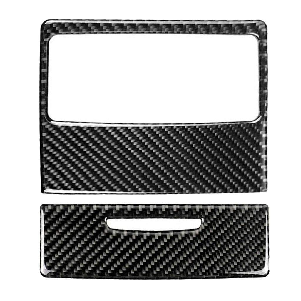 Carbon Fiber Car Rear Seat Air Conditioning Vent Cover Panel Trim  For  E90