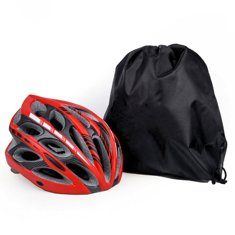 Universal Motorcycle Mountain Bike Helmet Lid Protect Bag Black Draw Helmets Bag
