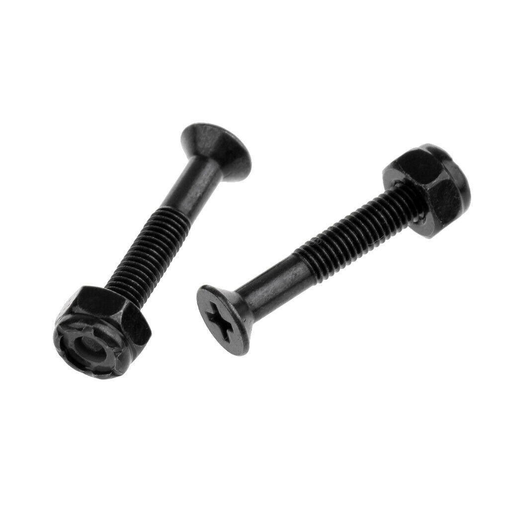 16 Pieces Replacement Hardware Screw Nuts Set For Skateboard / Longboard