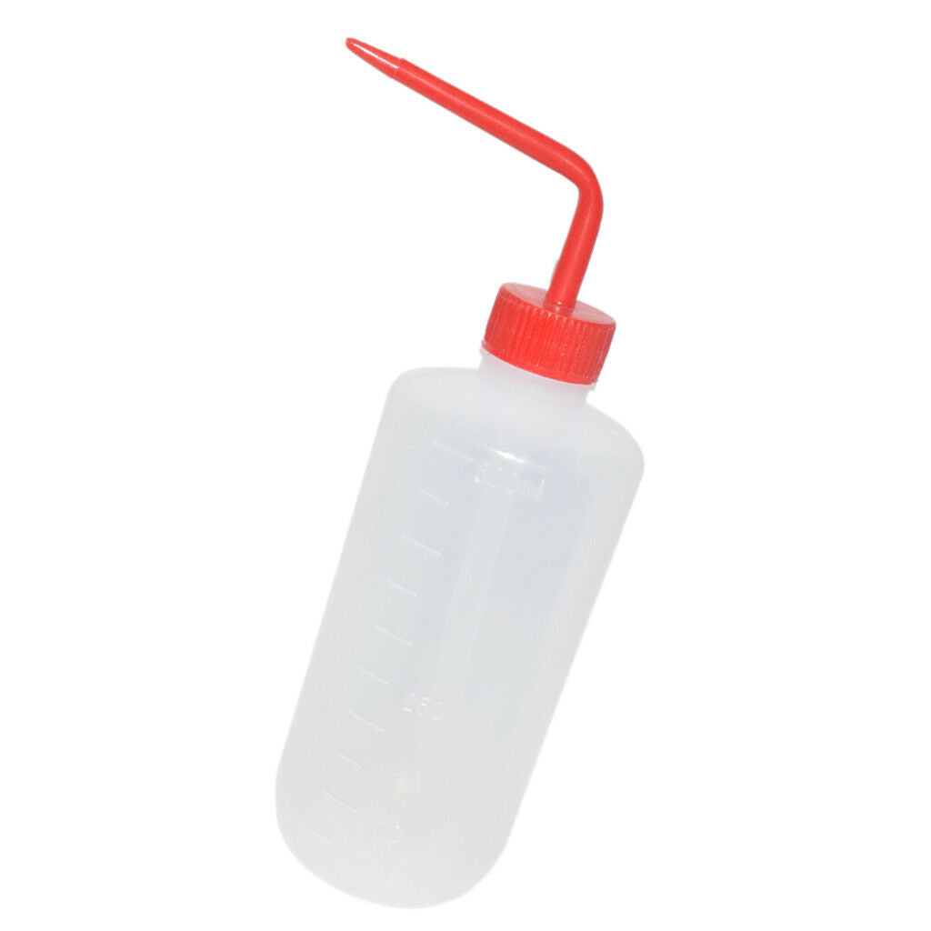 500ml Plastic Plant Flower Watering Squeeze Bottle w/ Straw Garden Tool Red