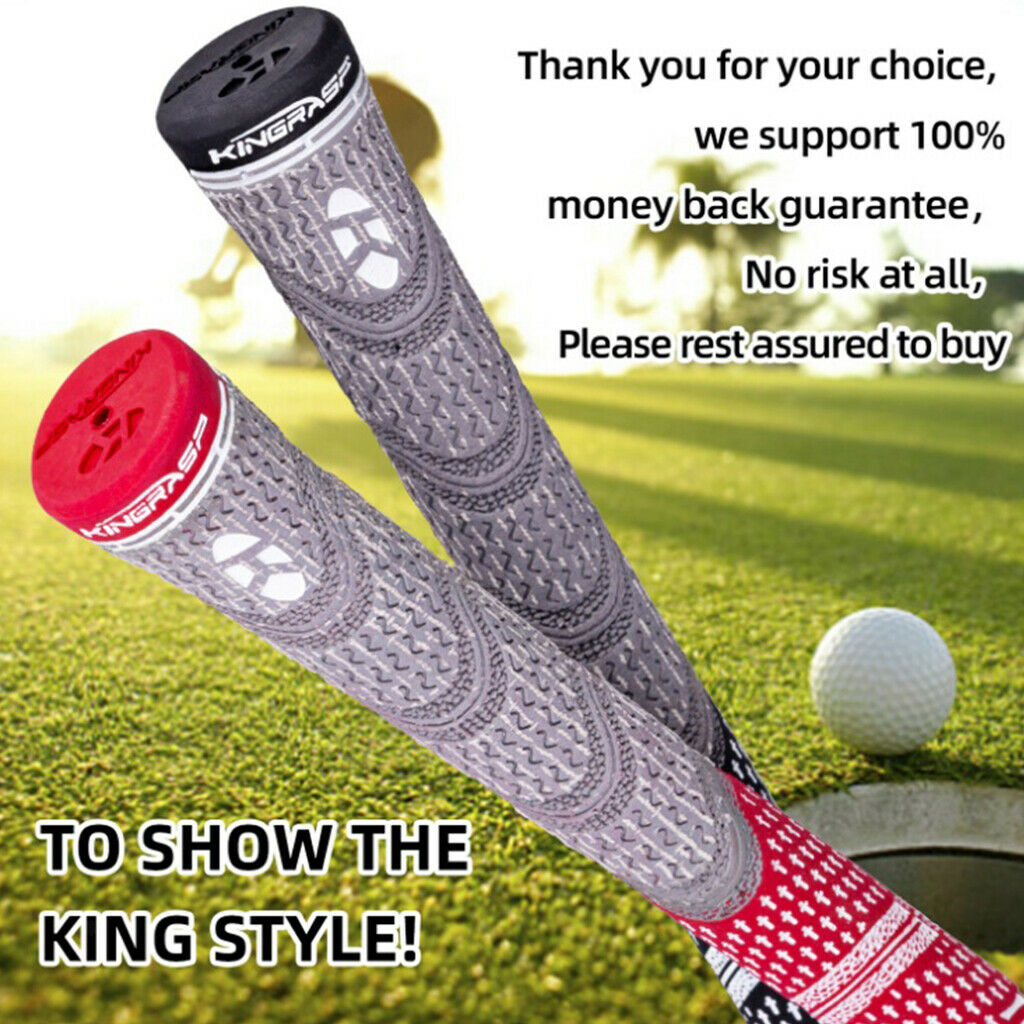 Rubber Golf Iron Putter Grip Standard Medium Club Overgrip Wrap S Gray
