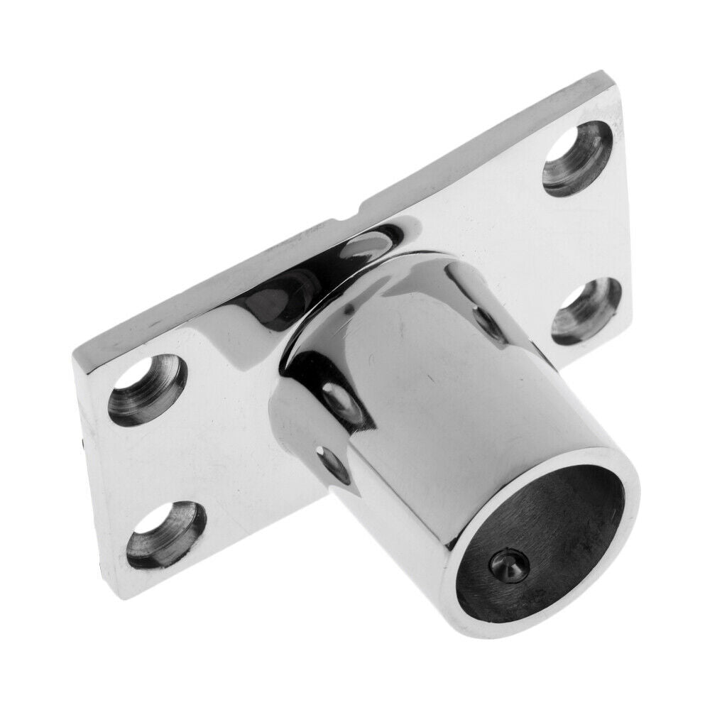 2pcs Heavy Duty Boat Hand Rail Fitting 7/8 22mm & 1 inch 25mm Rectangular