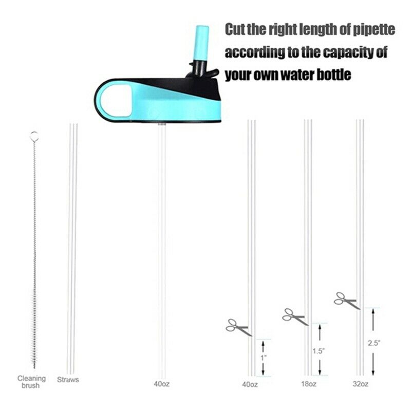 2 Pcs Wide Mouth St Lid Water Bottle St Lid with Sts and Brush for Hydro FlaN6I5