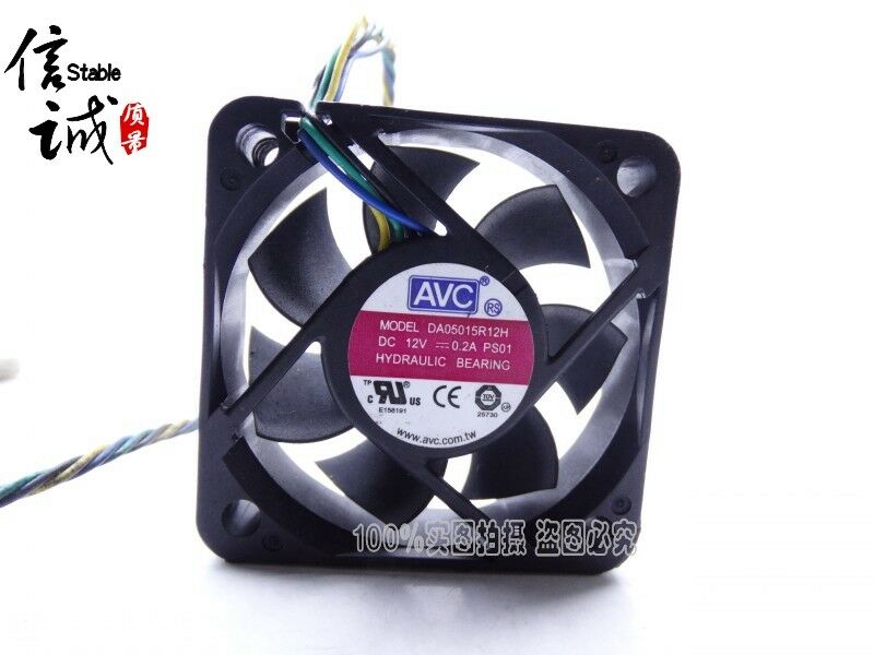 For 1pc AVC 5015 DA0515R12H FAN 12V 0.2A 4Pin