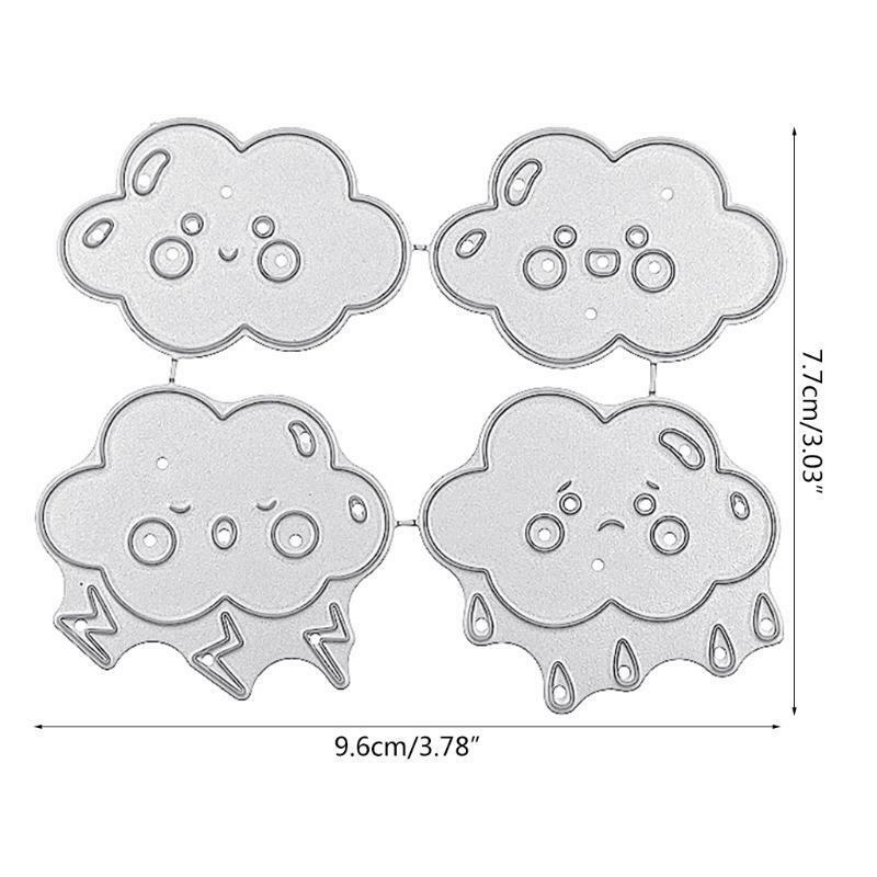 Clouds Metal Cutting Dies Stencil Scrapbooking DIY Album Stamp Paper Card Mold