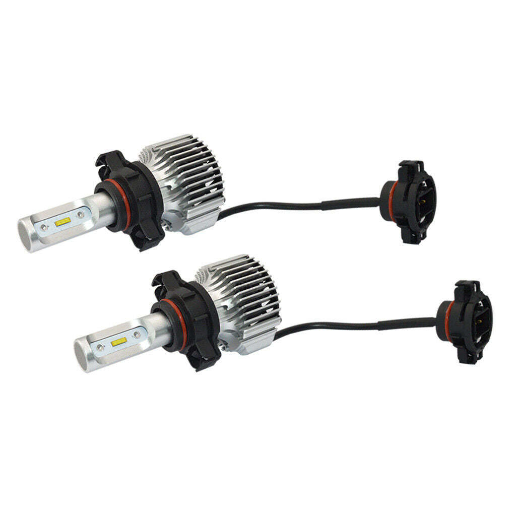 2 Pieces 5202 5201 LED Fog Light Bulbs Conversion Kit - 6000K Pure White