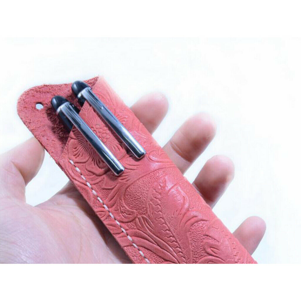 Handmade Leather Case Bag Holder Stationery Storage Pouch