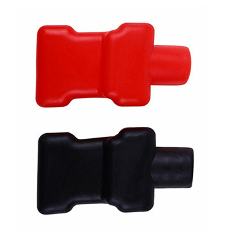 2pcs Car Battery Terminal Insulator Wire Connectors Cap Covers Protector Rubber