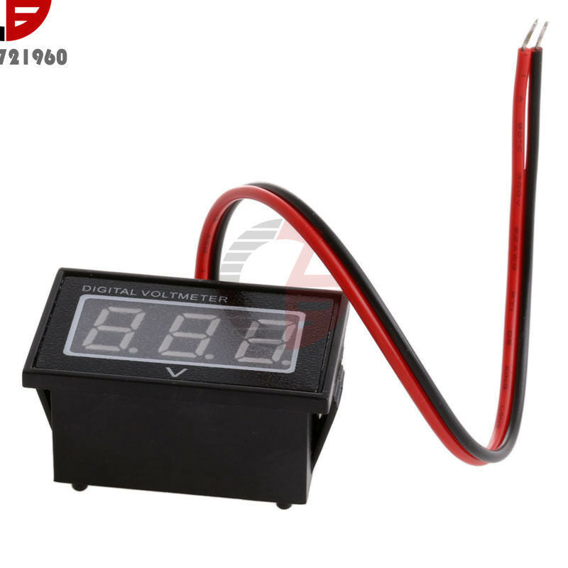 Waterproof DC 2.7-30V Digital voltmeter Voltage Meter Voltmeter For Electric Car