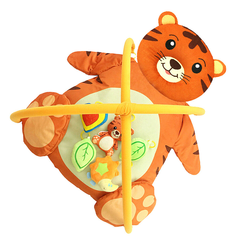 Baby Musical Playmat Plush Toys Activity Gym Sleeping Bag Tiger