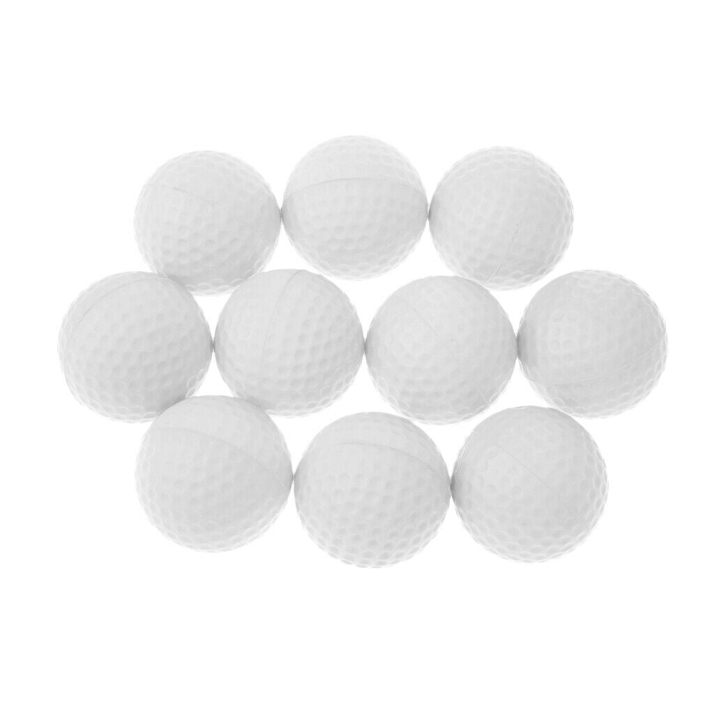 20 Counts PU Foam Sponge Golf Balls Training Ball Tool Lightweight White/Red