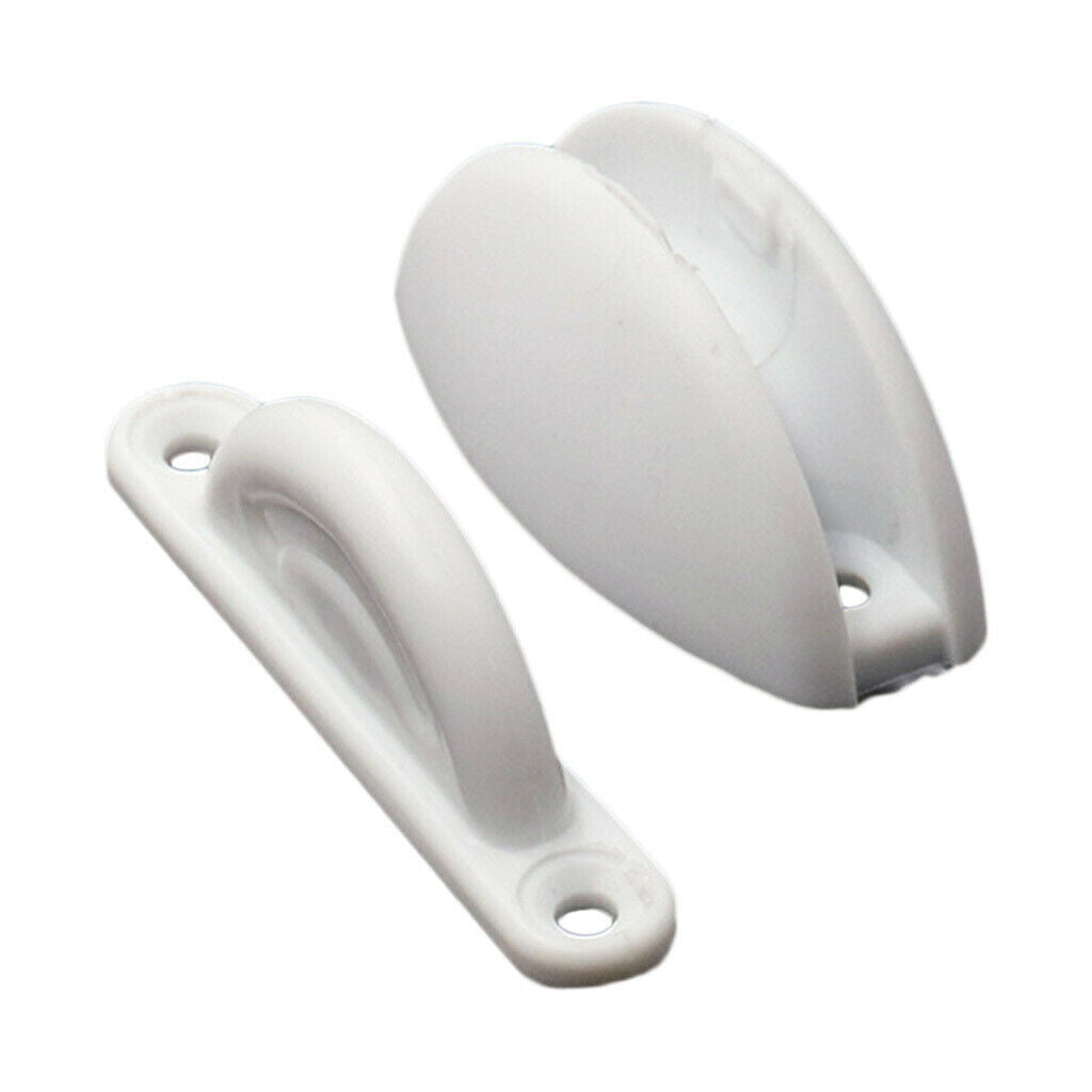 Door Catch Stopper Baggage Door Latch Cupboard RV Boats Cargo Trailer White
