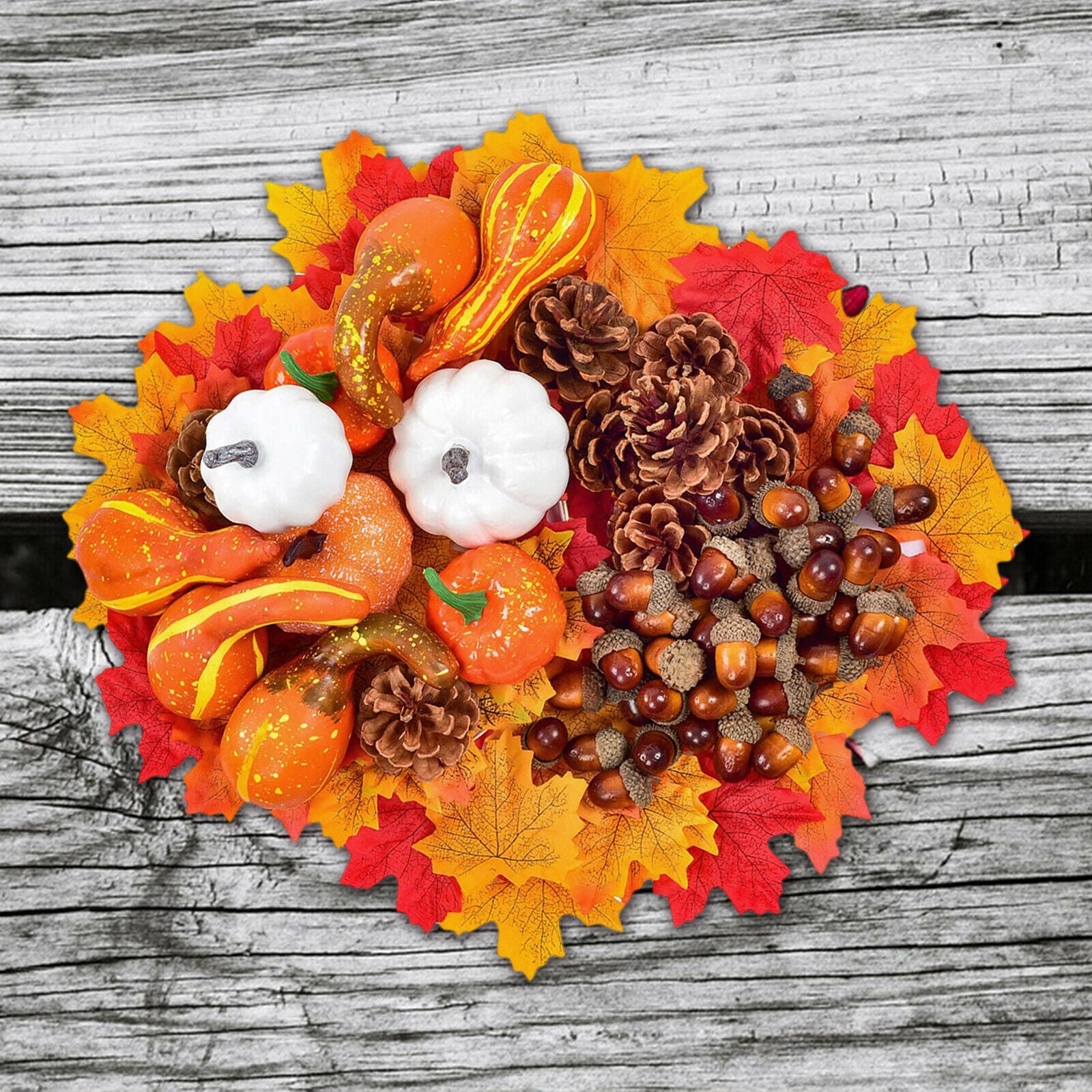 218 in 1 Artificial Pumpkins Lifelike Harvest Halloween Wedding Home DIY