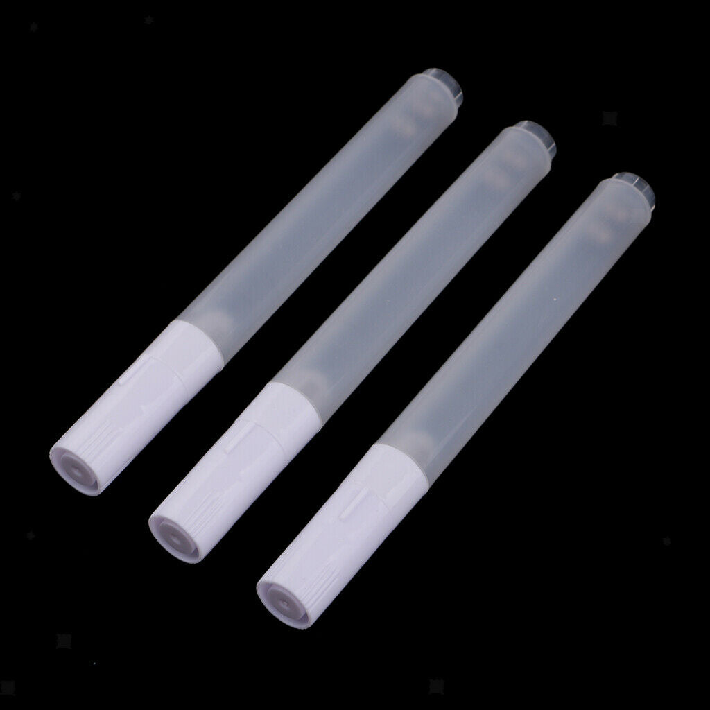 Set of 3 4.5mm Tips Oil Paint Empty Marker Pens Empty Pen Tube Artist Paint