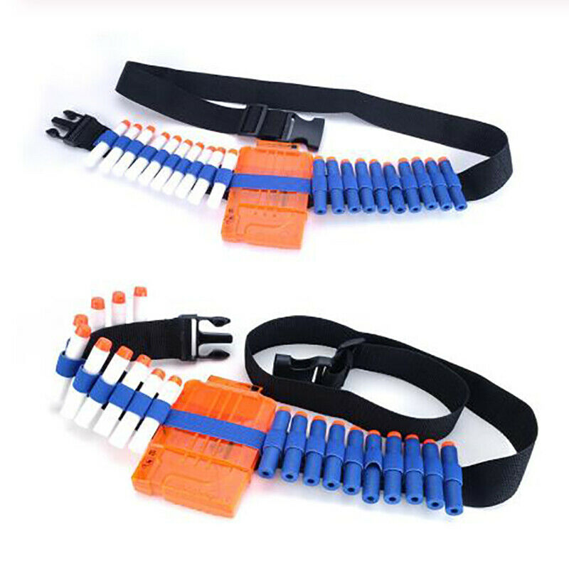Soft Bullets Belt Shoulder Strap Clip Charger Ammo Storage Bull Lt