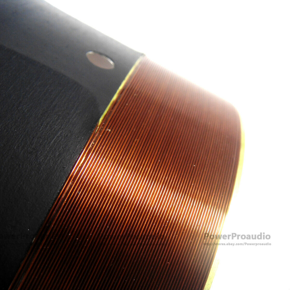 1pcs 76.2mm White aluminum Bass voice coil Pure copper Round wire 8ohm
