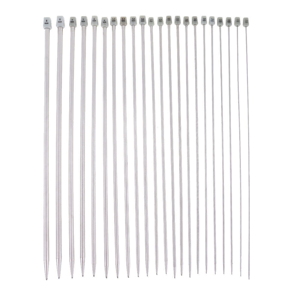 22pcs Stainless Steel Crochet Hooks Crochet Hook  Set Household Accessories
