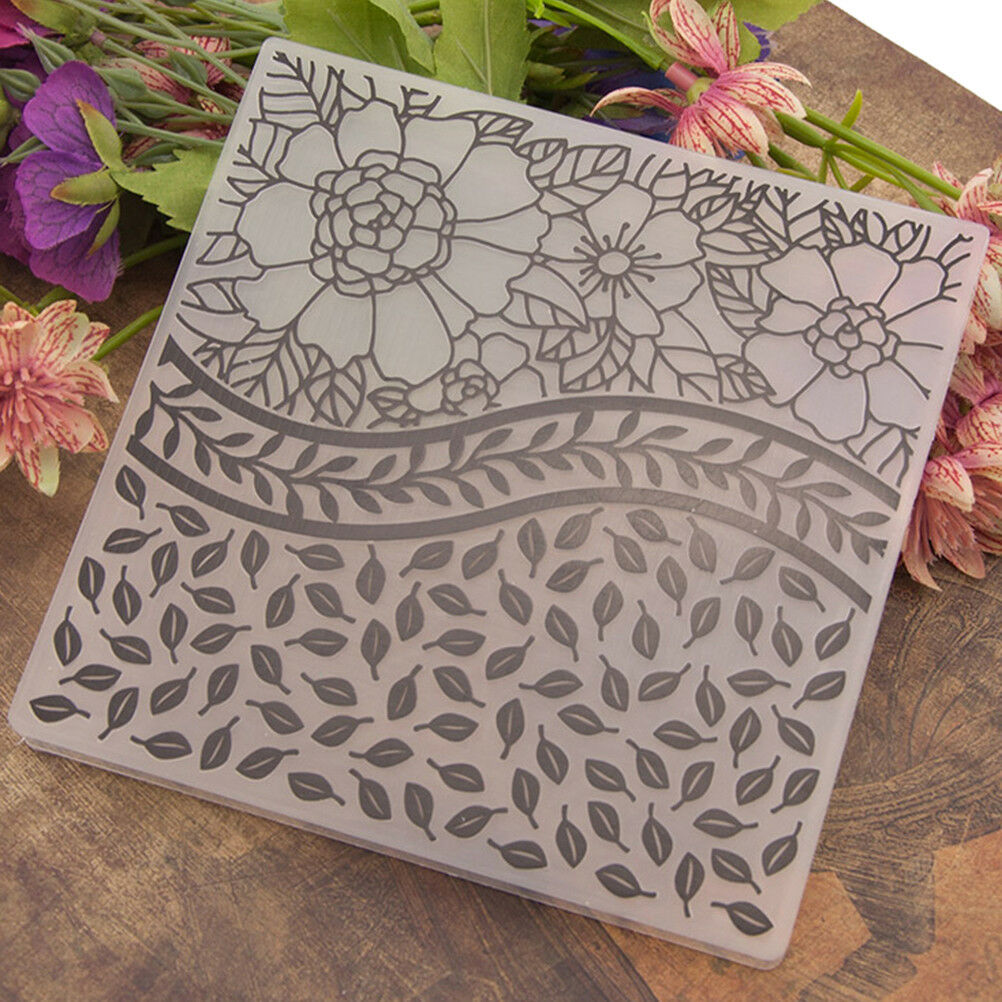 leaves Embossing folders Plastic Embossing Folder For Scrapbooking DIY car.l8