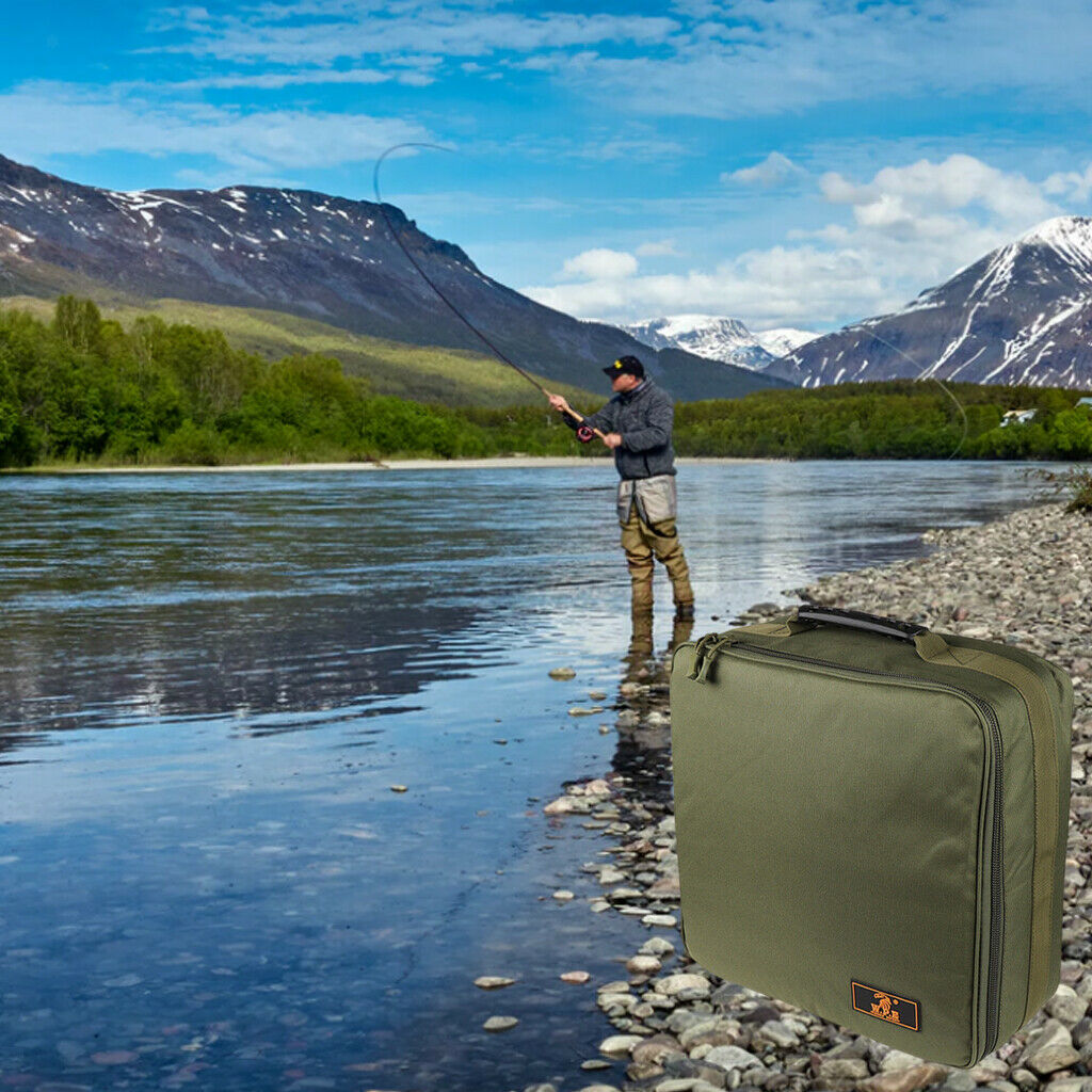 Portable Fishing Bag Tackle Storage Lure Holder Organizer Handbag Outdoor