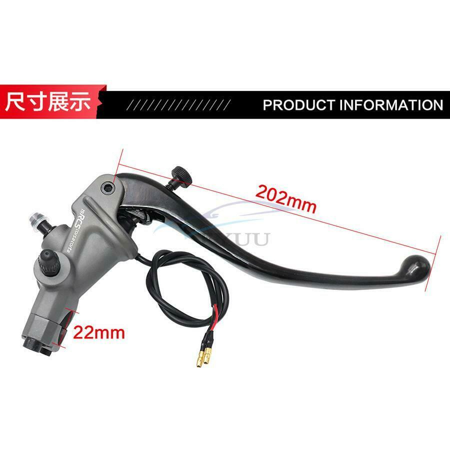 19RCS CNC Aluminum Alloy Motorcycle Hydraulic Brake Master Cylinder Clutch Right