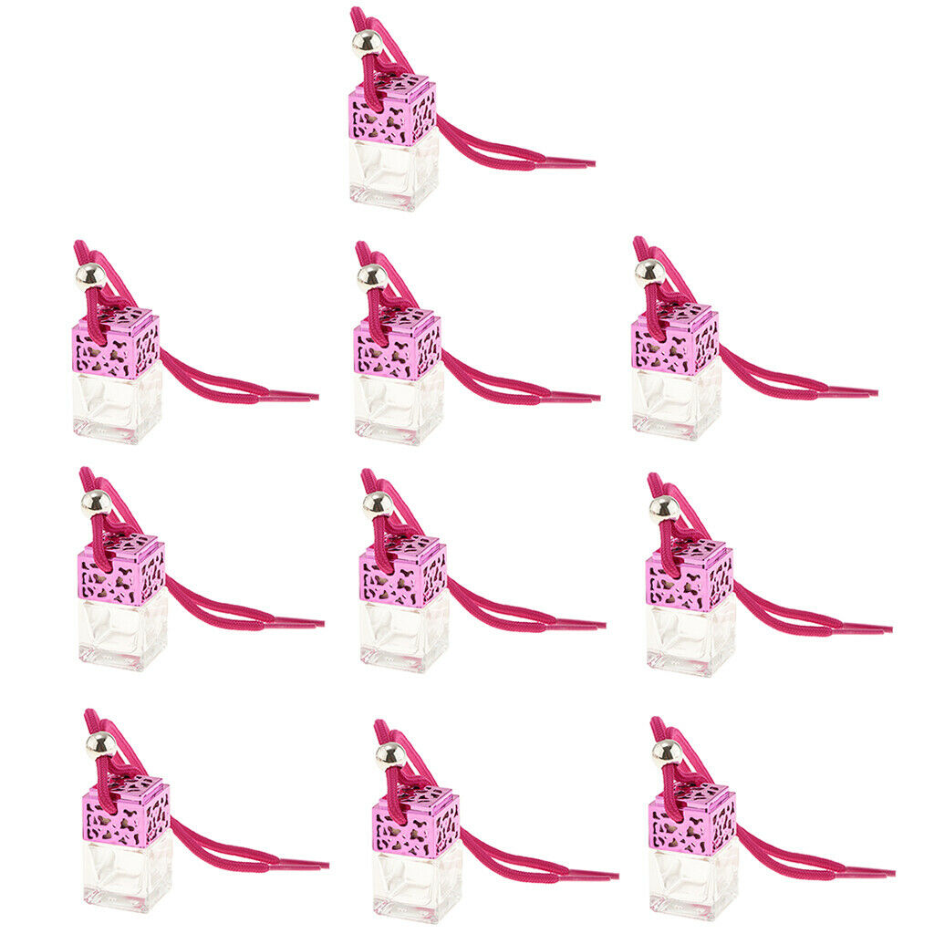10x   Car   Perfume   Bottle   Glass   Empty   Bottle   for   Essential   Oils