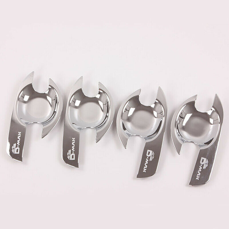 4Pcs/Set ABS Chrome Car Door Handle Bowl Cover Door Handle Bowl Trim for ISUP8Y7