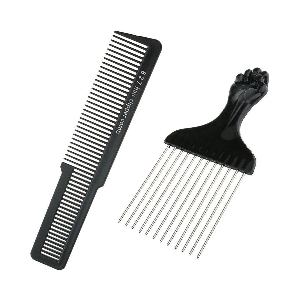 Professional Flat Hair Cutting Comb Medium Teeth Salon Hairdresser Accessory +