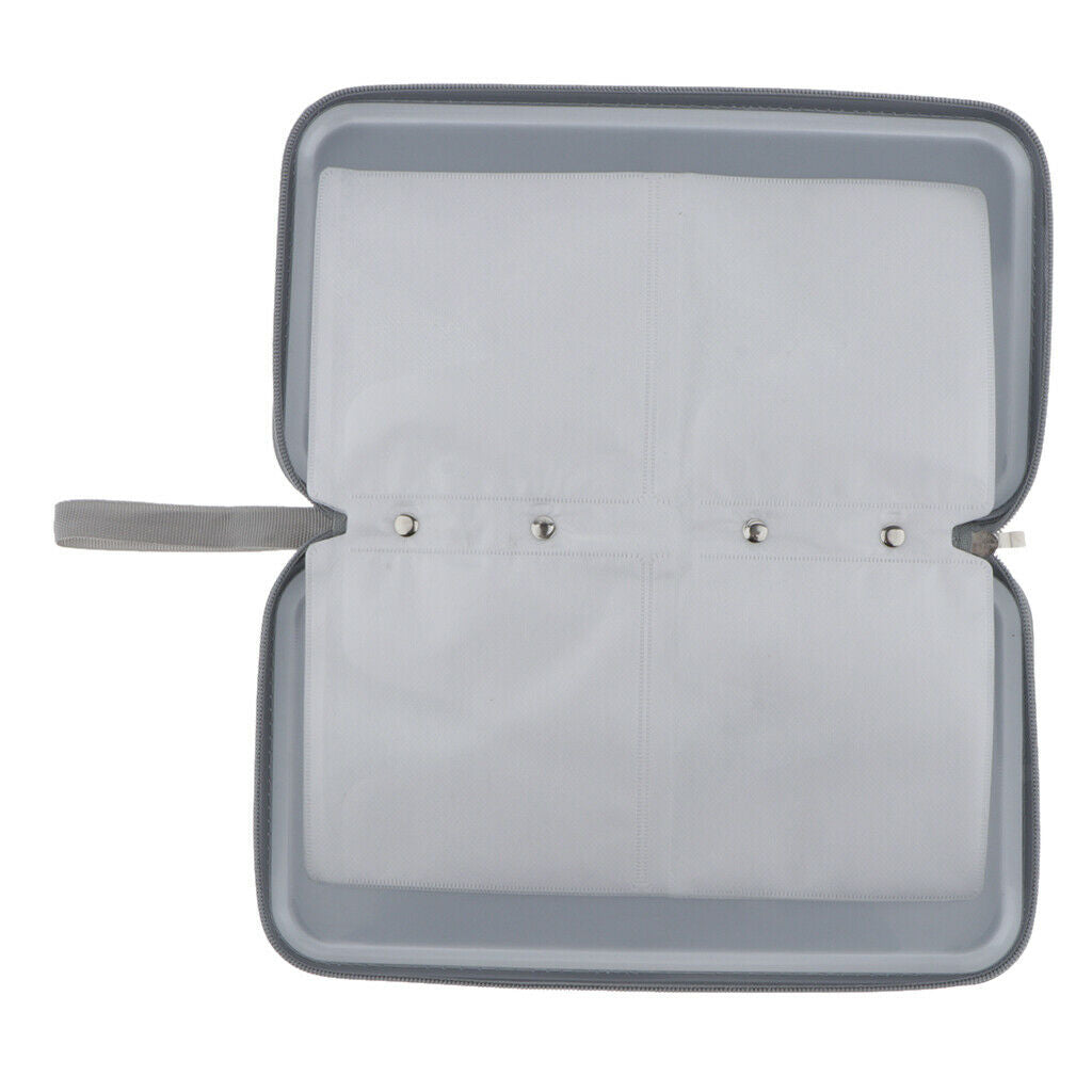 2pcs 80 Sleeves Square CD Wallets DVD Case CD Disc Storage Holders 28x16x4cm