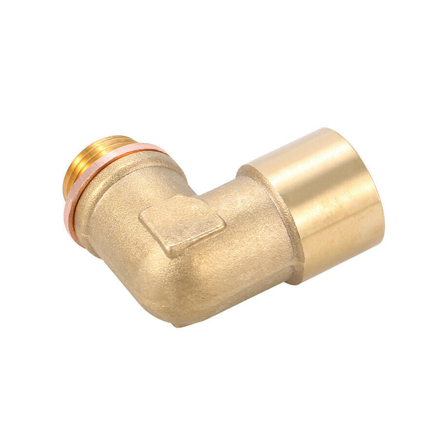 02 Bung Extension M18X1.5 O2 Oxygen Sensor Angled Extender Spacer 90Â°  Brass