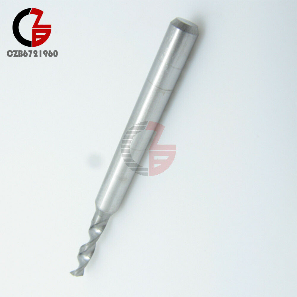 1.0mm Cutting Edge Diameter Mini PCB Engraving Drill Tool Bit Carbide Steel CNC