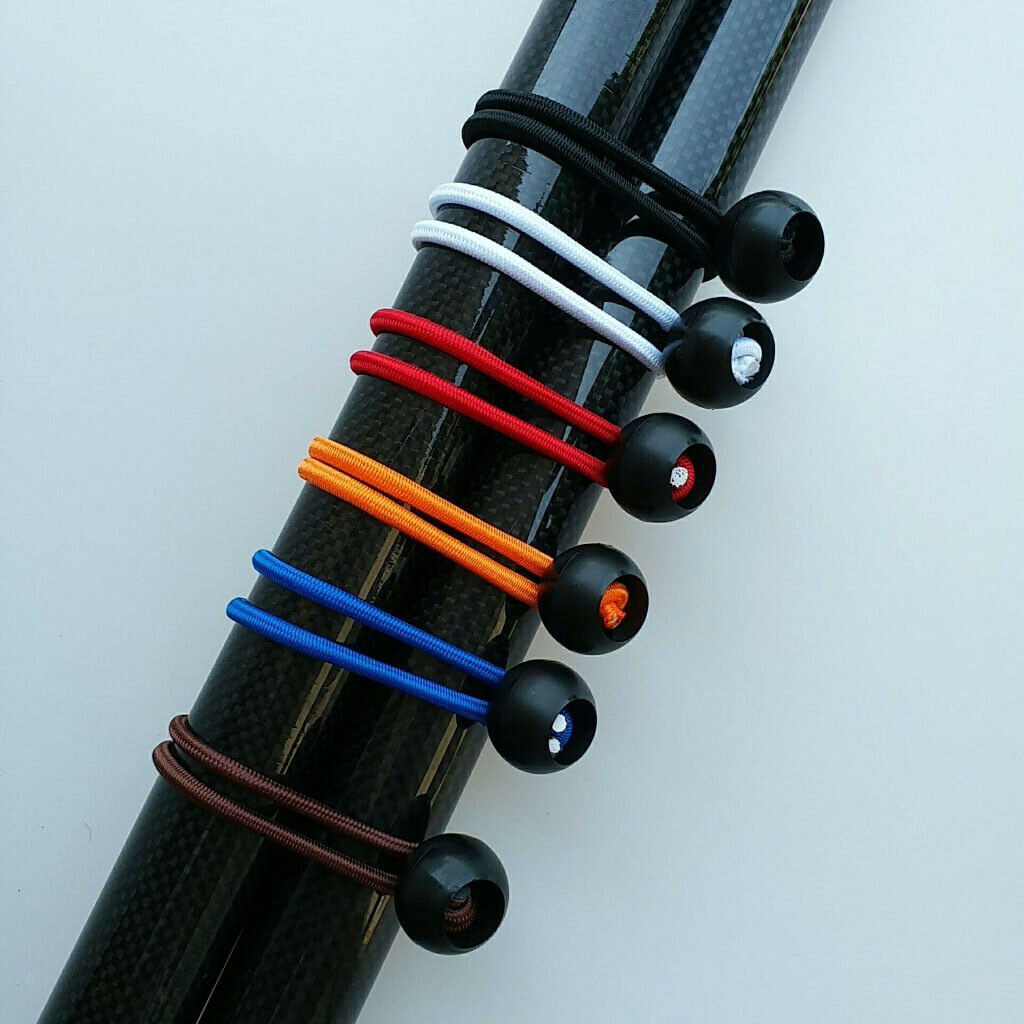 4X 6 Pieces Heavy Duty Bungee Ball Cord Tarp Tent Tie Down Tope Blue 4 inch