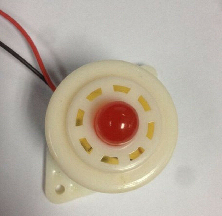 10Pcs DC12V24V Electronic Buzzer Active Sounder Intermittent Sound&Light Alarm