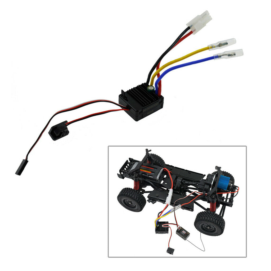 60A Brushed ESC Speed Controller for MN G500 MN86K RC Crawler Car Accs