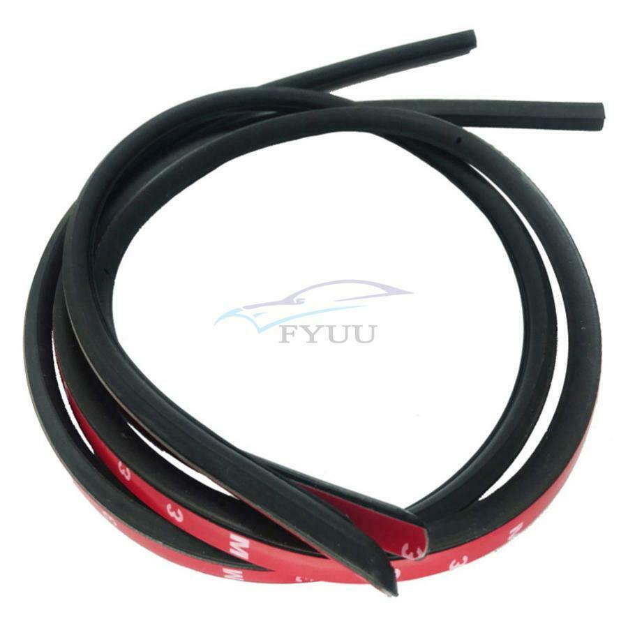 1 Pair Size 10 x 10mm Automotive Waterproof Dust-proof Rubber Trunk Seal Strip