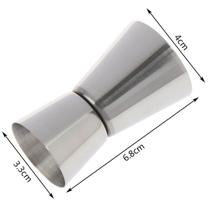 15/30 Ml Stainless Steel Cocktail Shaker Cup Bar Dual Shot Drink Spirit M.l8