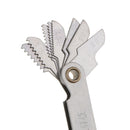 60 Degree Thread Measuring Gage Metric Screw Pitch Gauge For Measuring 0.5-7.0mm