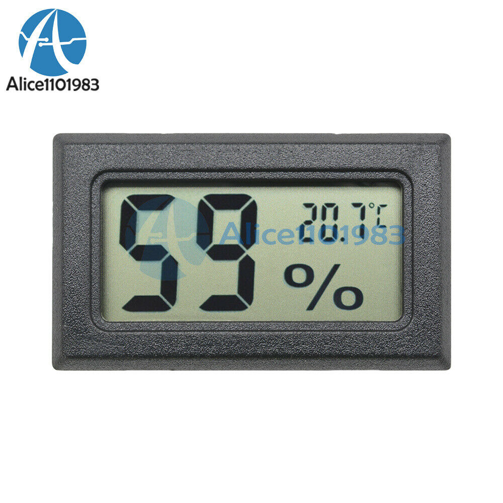 10PCS Mini Digital LCD Thermometer Hygrometer Humidity Temperature Meter Indoor