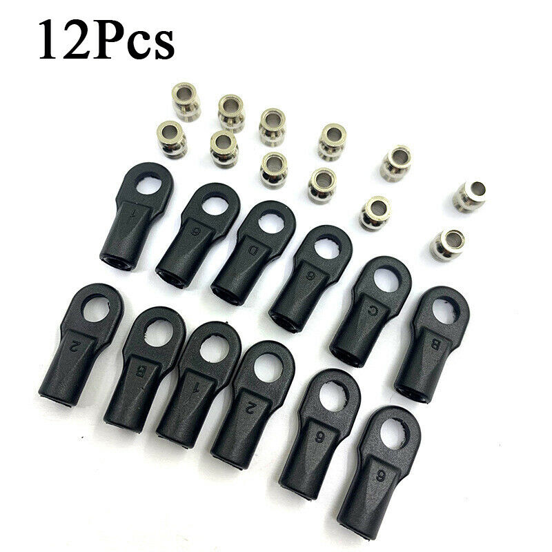 12Pcs Rod End Link Linkage Balls Joint Head for 1/10 RC Car Crawler Axial.l8