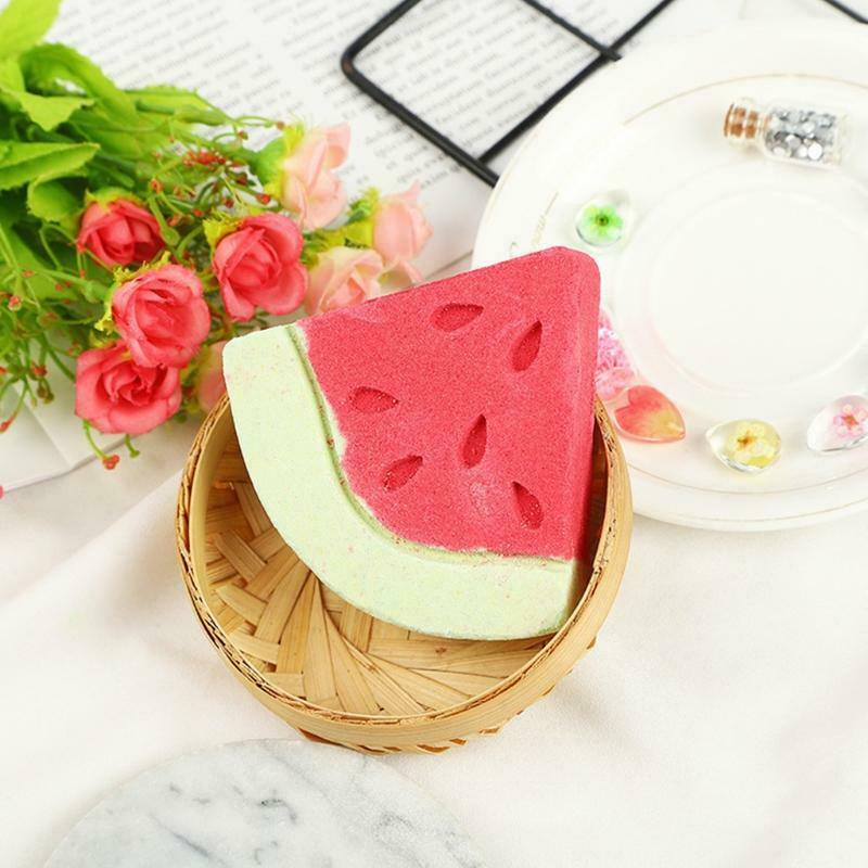 Watermelon Shaped Triangle Bath Bomb Bubble Aromatherapy SPA Salt Ball Cleaner