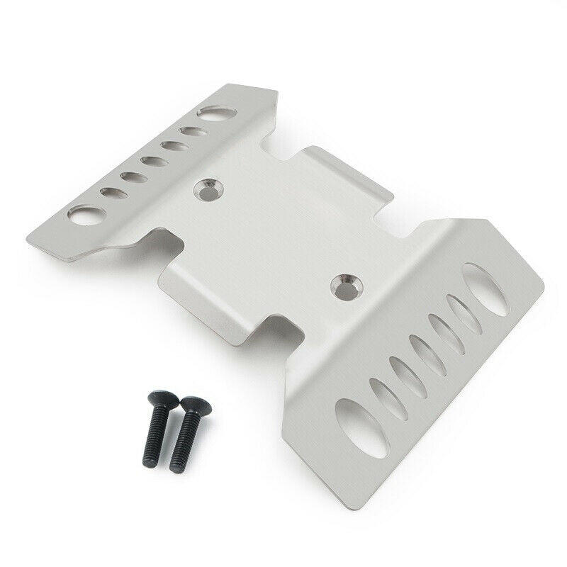 Stainless Steel Bottom Plate Protector Chassis Armor Skid Plate for 1/10 RC ClT2