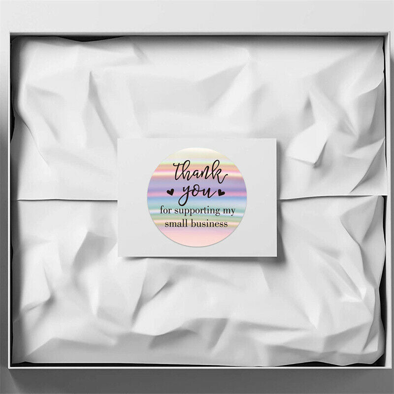 500pcs Thank You for My Small Business Stickers Paper Thank You Label Sti.l8